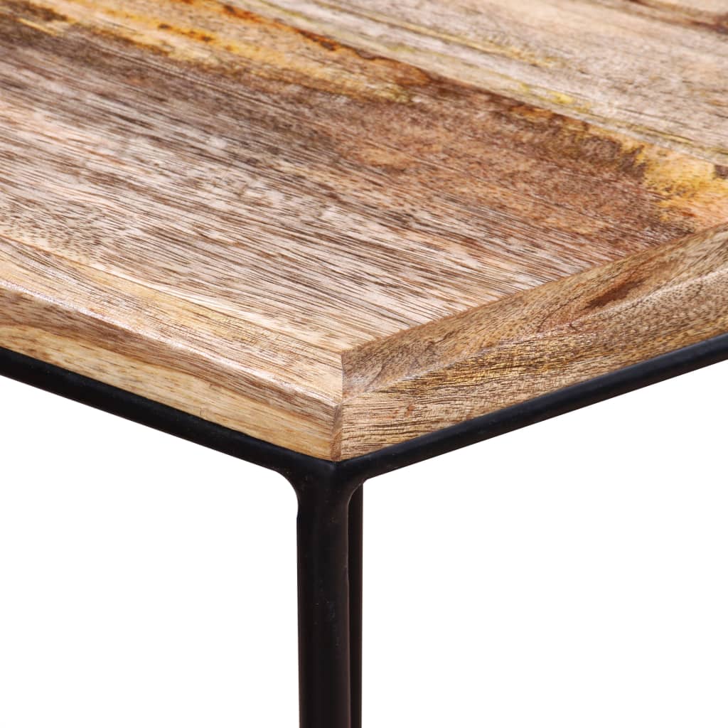 Table basse en bois de manguier massif 56x48x40 cm