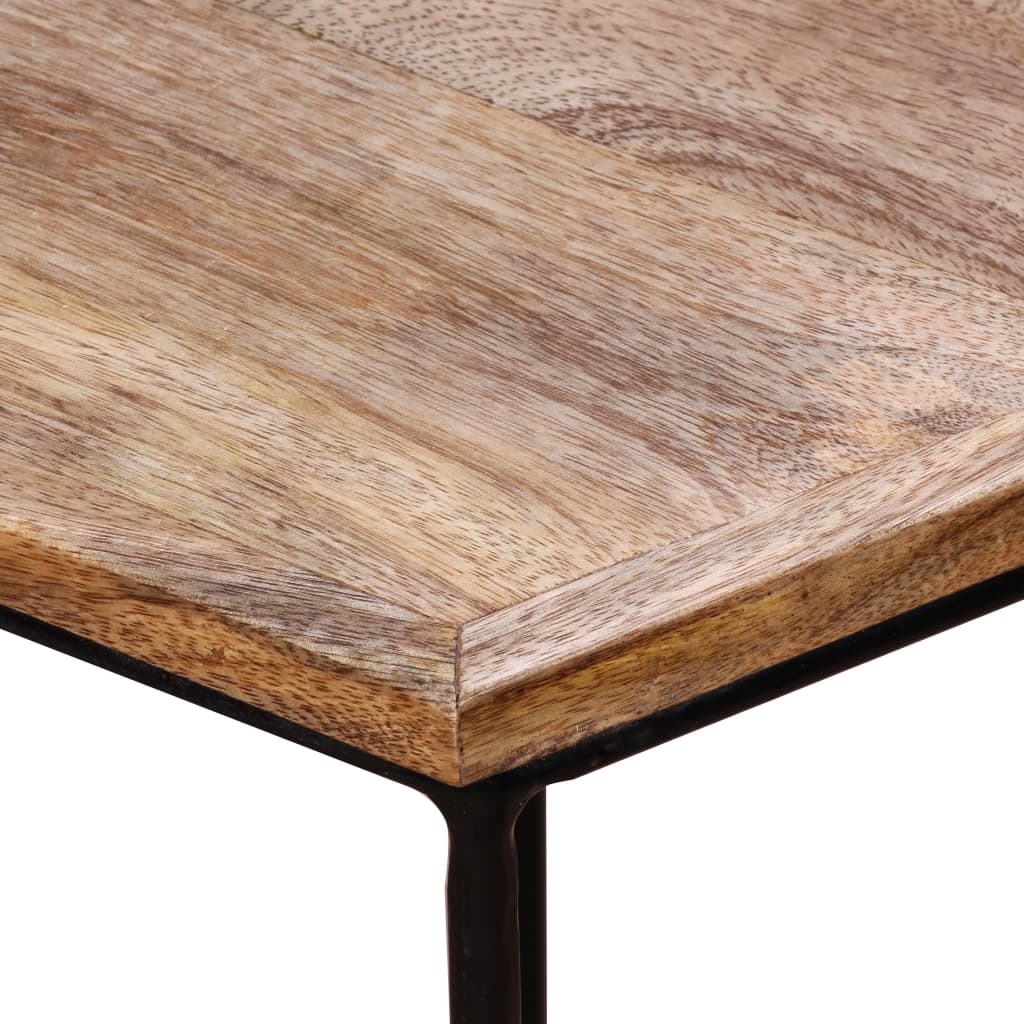 Table basse en bois de manguier massif 56x48x40 cm