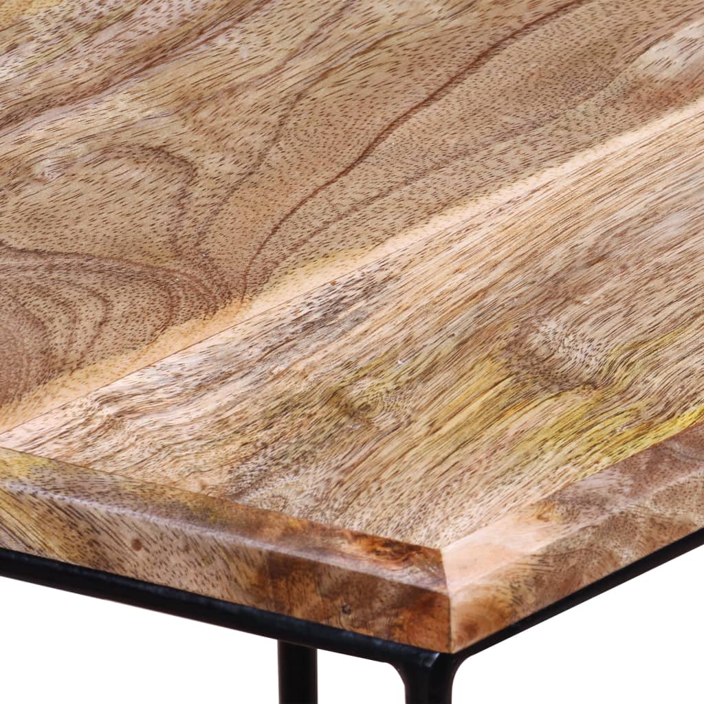 Table basse en bois de manguier massif 56x48x40 cm