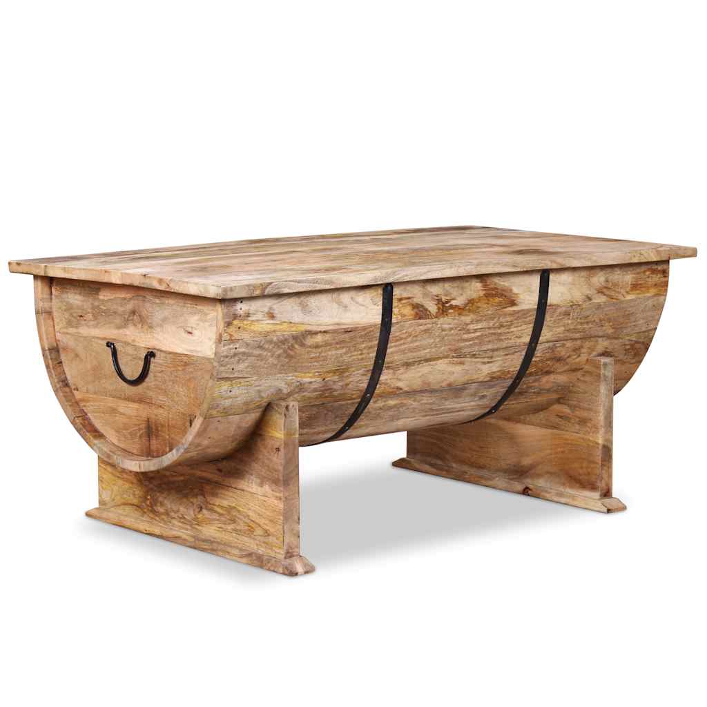 Table basse en bois de manguier massif 88x50x40 cm