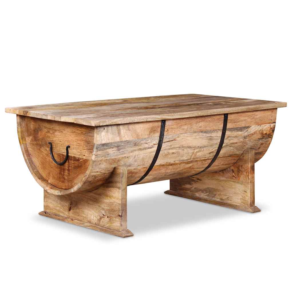 Table basse en bois de manguier massif 88x50x40 cm