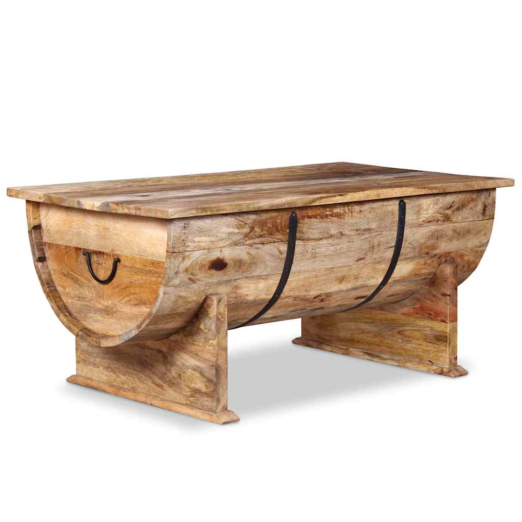 Table basse en bois de manguier massif 88x50x40 cm