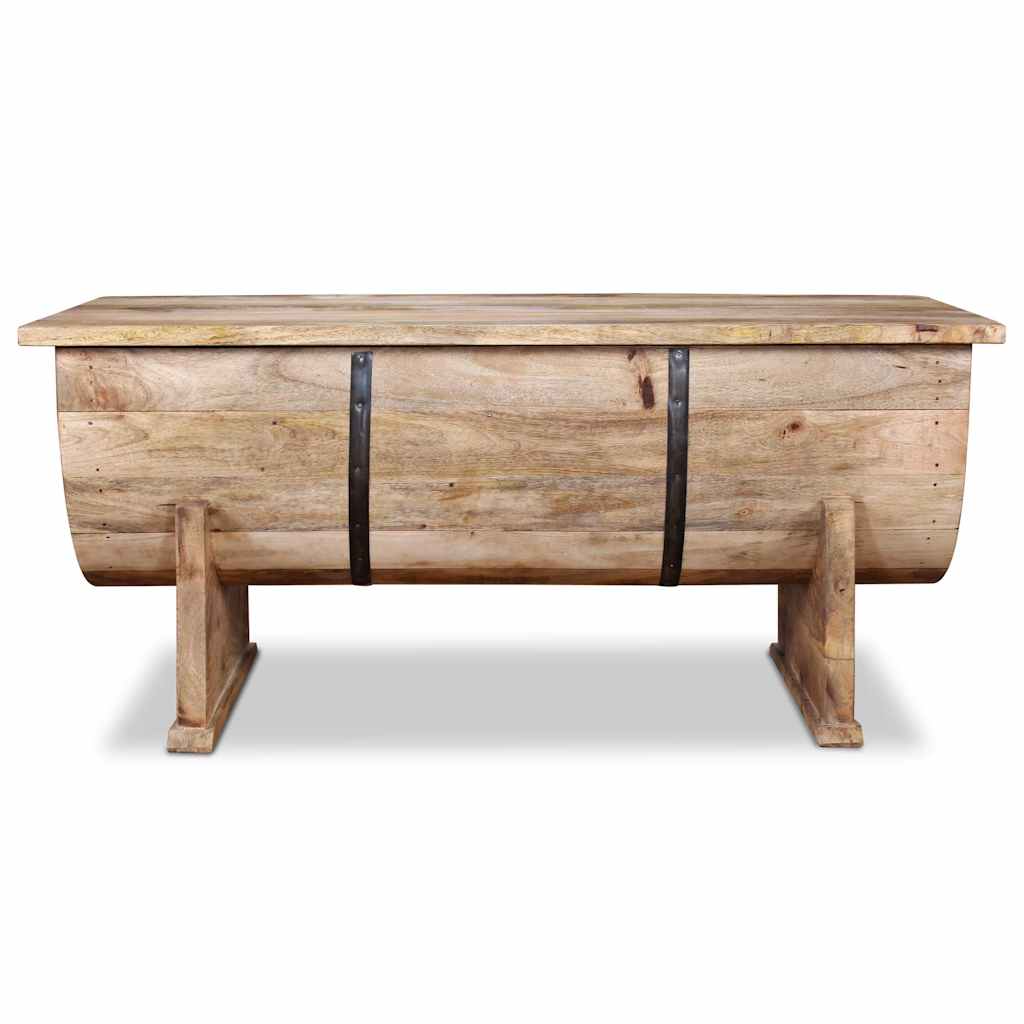 Table basse en bois de manguier massif 88x50x40 cm