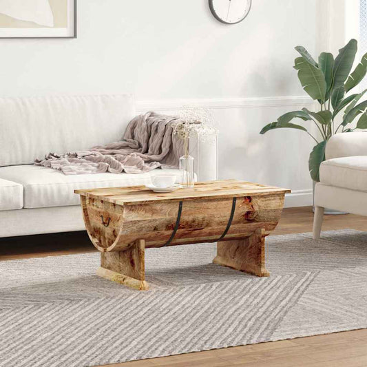 Table basse en bois de manguier massif 88x50x40 cm