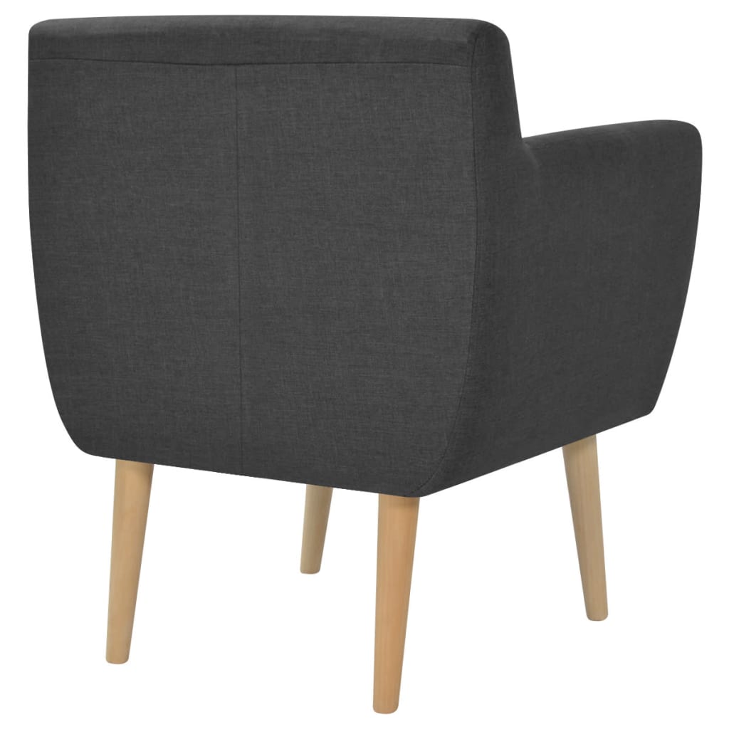 Sessel Dunkelgrau Stoff