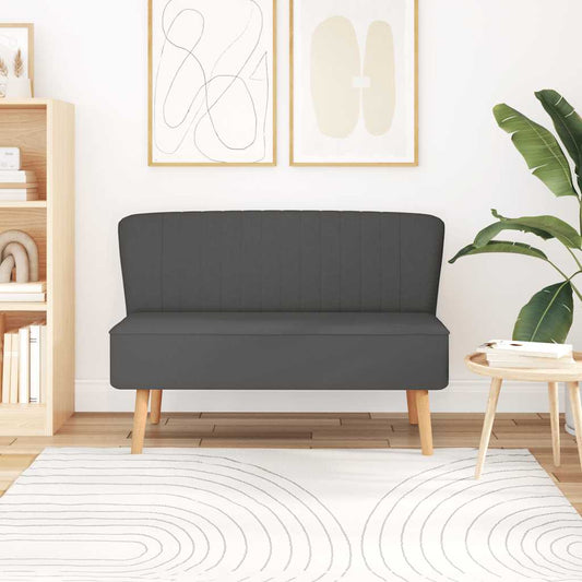 Tissu pour canapé 117x55,5x77 cm gris foncé