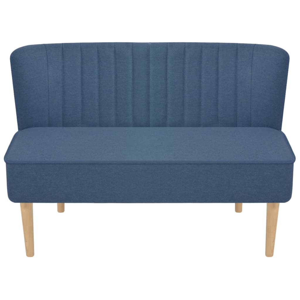 Sofa Stoff 117x55,5x77 cm Blau