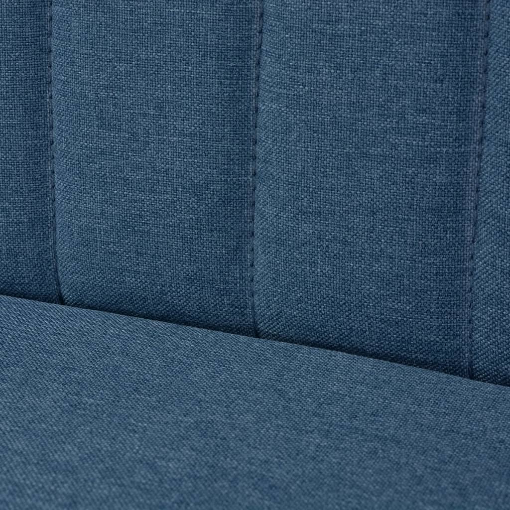 Sofa Stoff 117x55,5x77 cm Blau