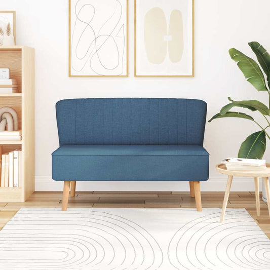 Tissu pour canapé 117x55,5x77 cm bleu