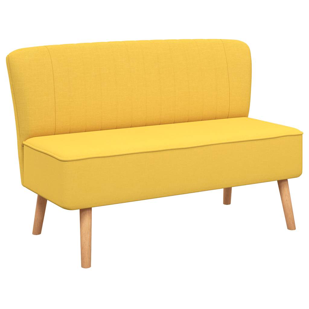 Sofa fabric 117x55.5x77 yellow