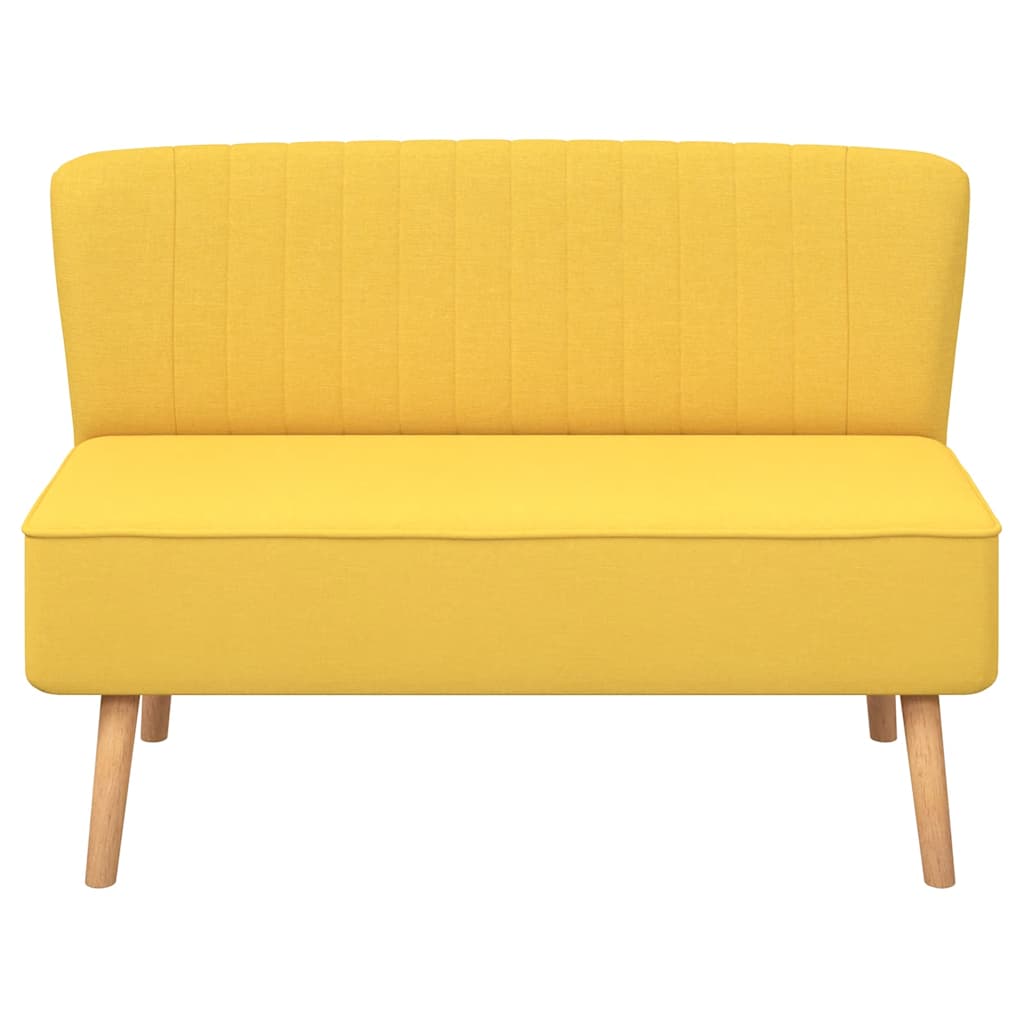 Sofa fabric 117x55.5x77 yellow