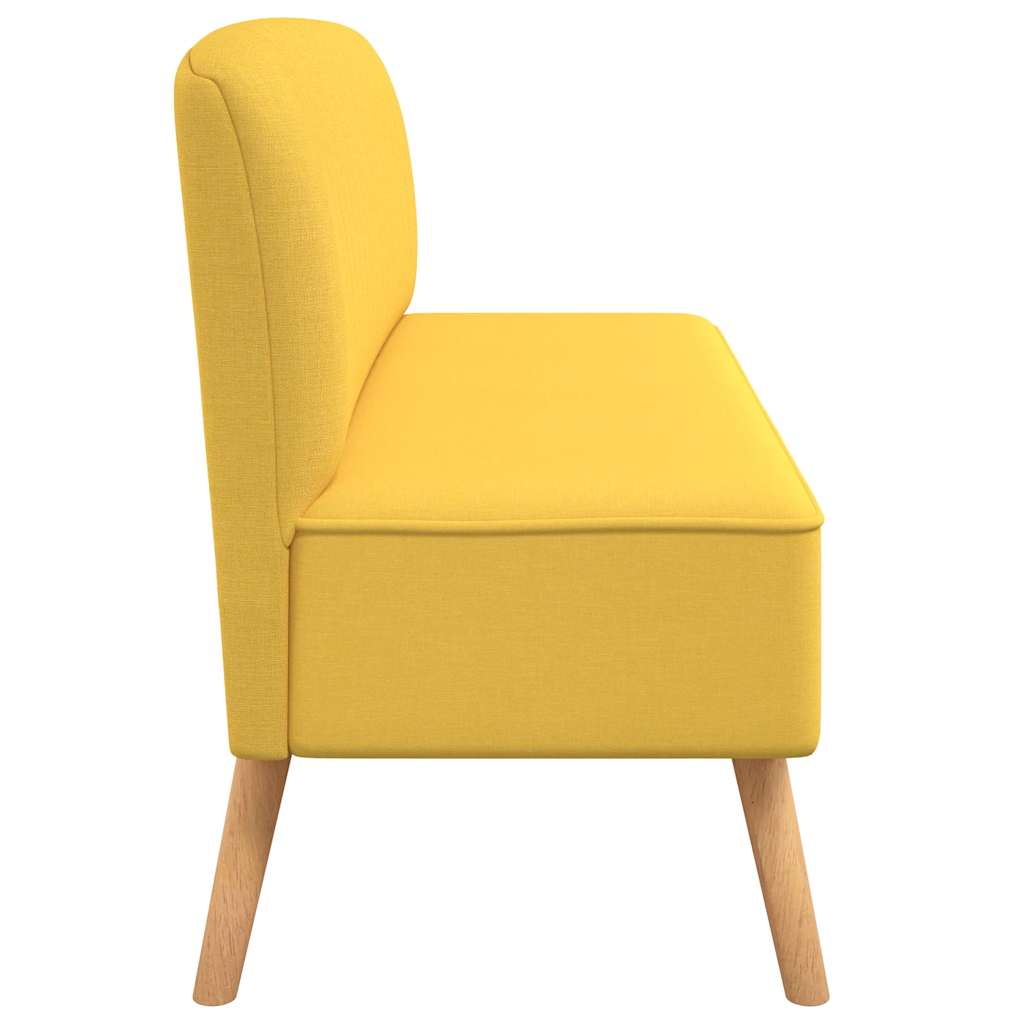 Sofa fabric 117x55.5x77 yellow