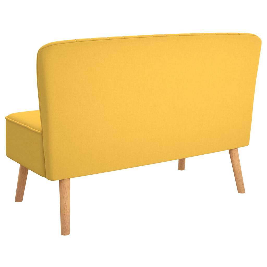 Sofa fabric 117x55.5x77 yellow