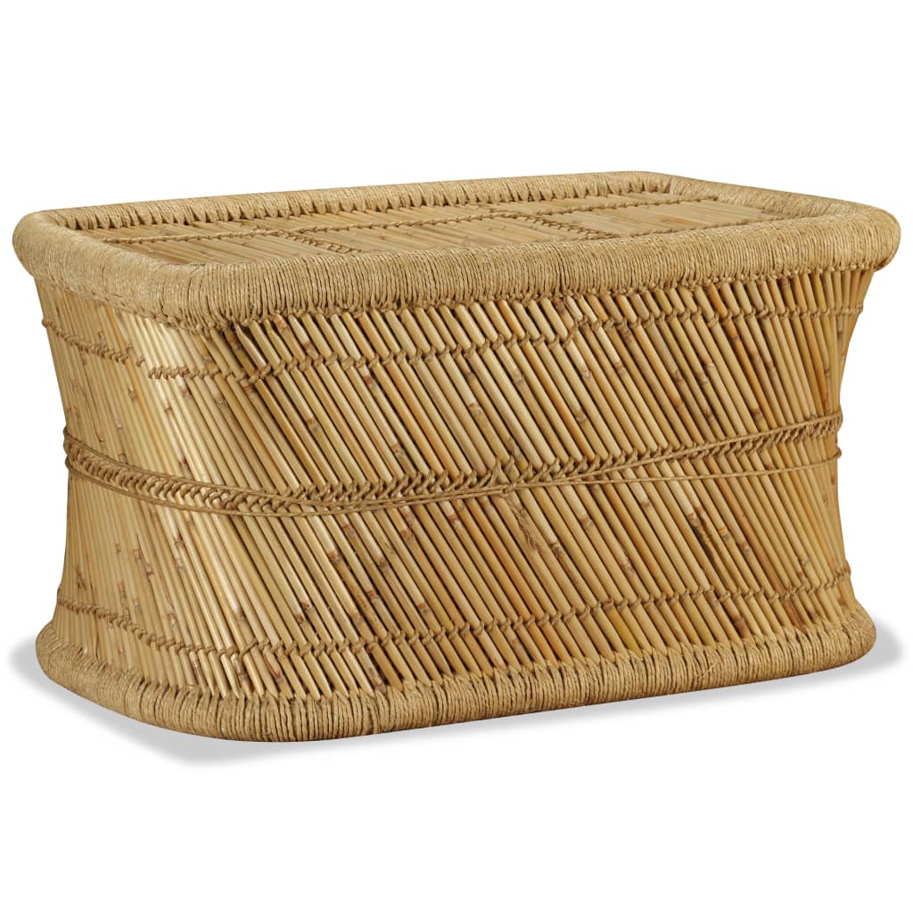 Couchtisch Bambus Rechteckig 78x50x45 cm