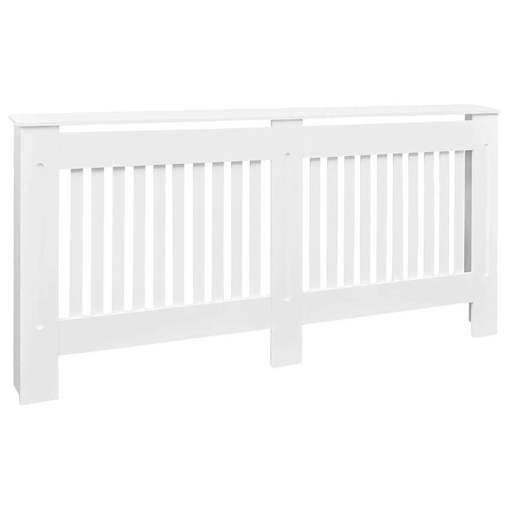 Heizkörperabdeckung Weiß Holzwerkstoff 172 cm