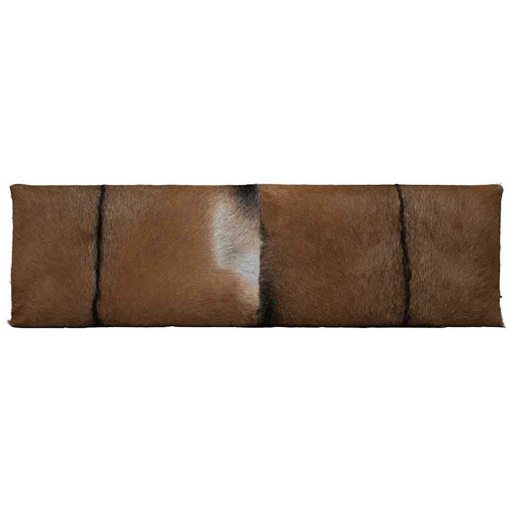 Sitzbank Ziegenleder Teak