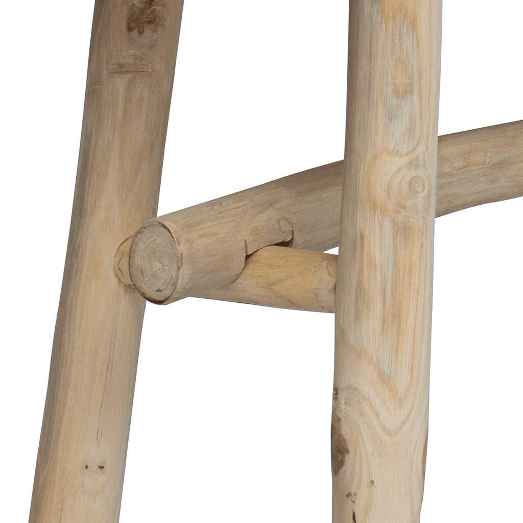 Sitzbank Ziegenleder Teak