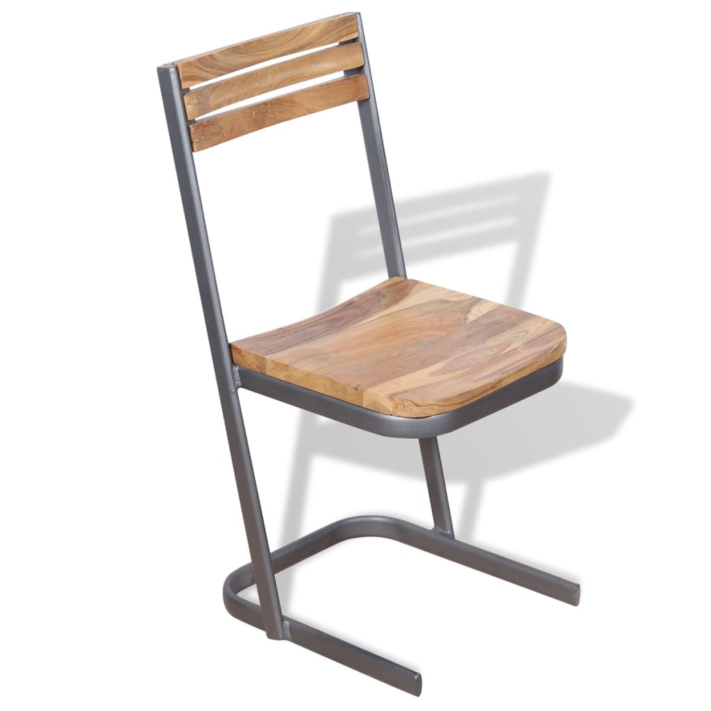 Esszimmerstühle 6 Stk. Massivholz Teak