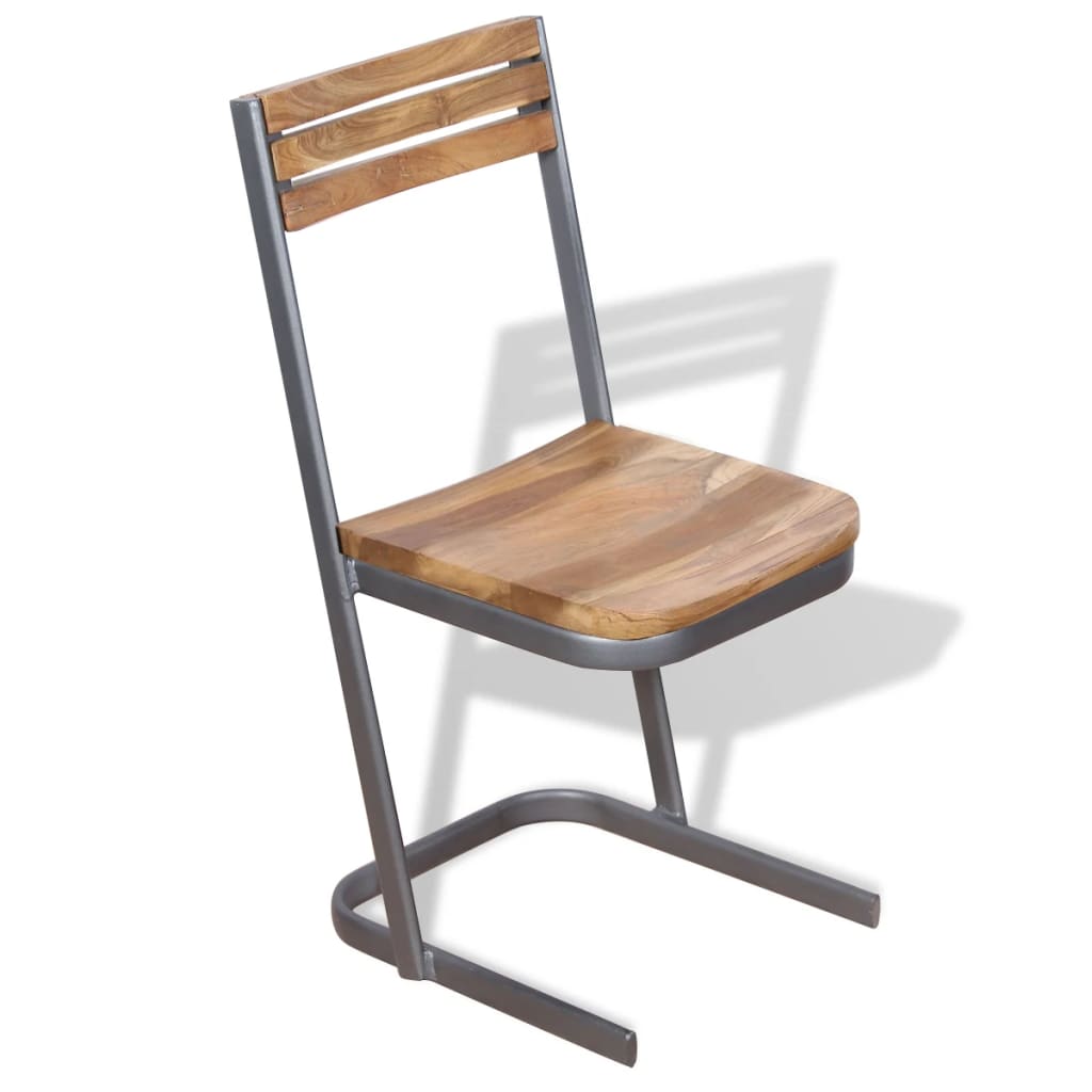 Esszimmerstühle 6 Stk. Massivholz Teak