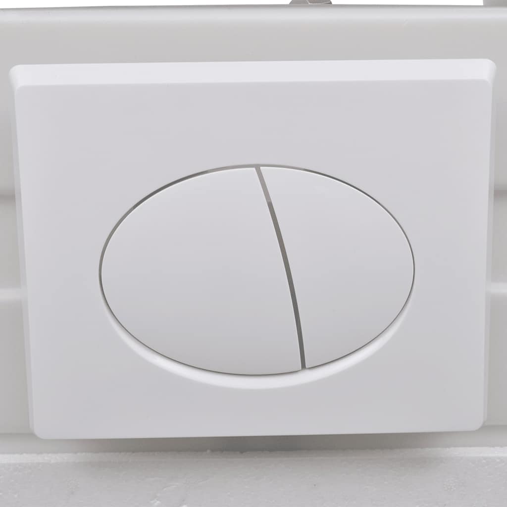 Hänge-Toilette mit Einbau-Spülkasten Keramik Weiß