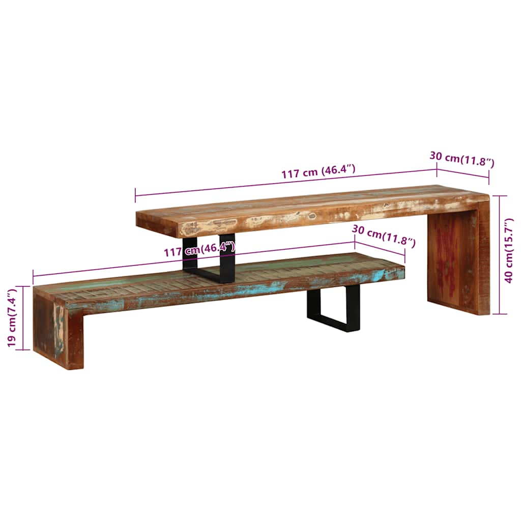 TV-Schrank Altholz Massiv