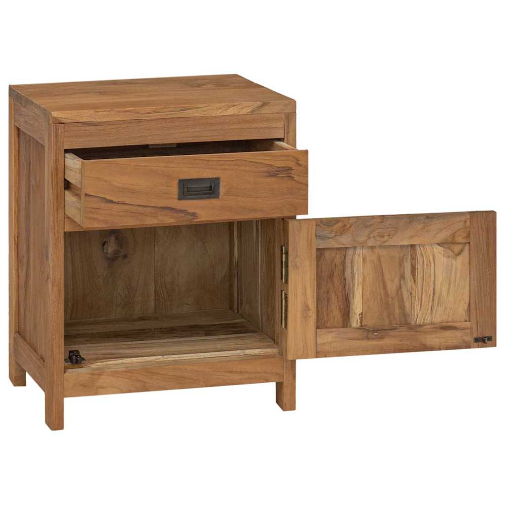 Nachttisch Massivholz Teak 40x30x50 cm