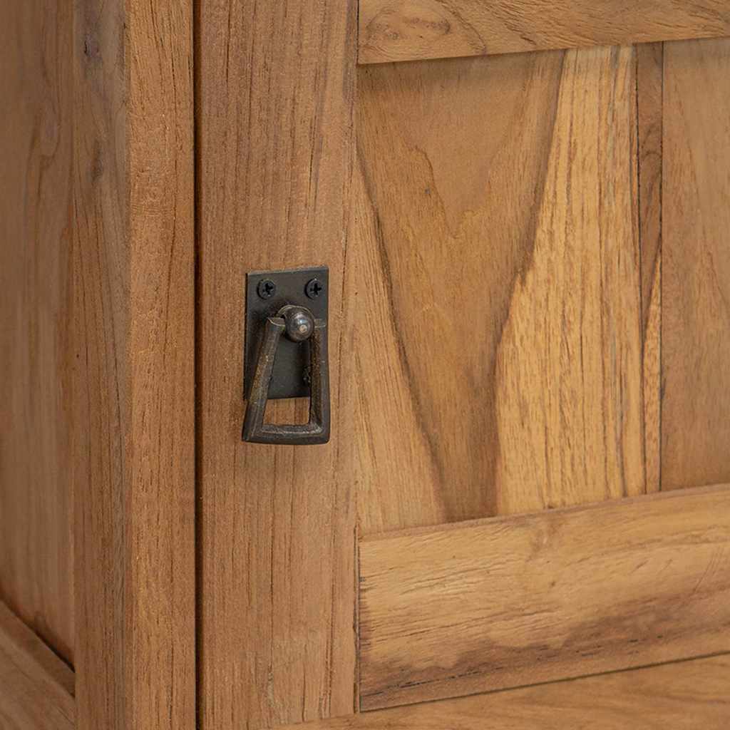 Nachttisch Massivholz Teak 40x30x50 cm