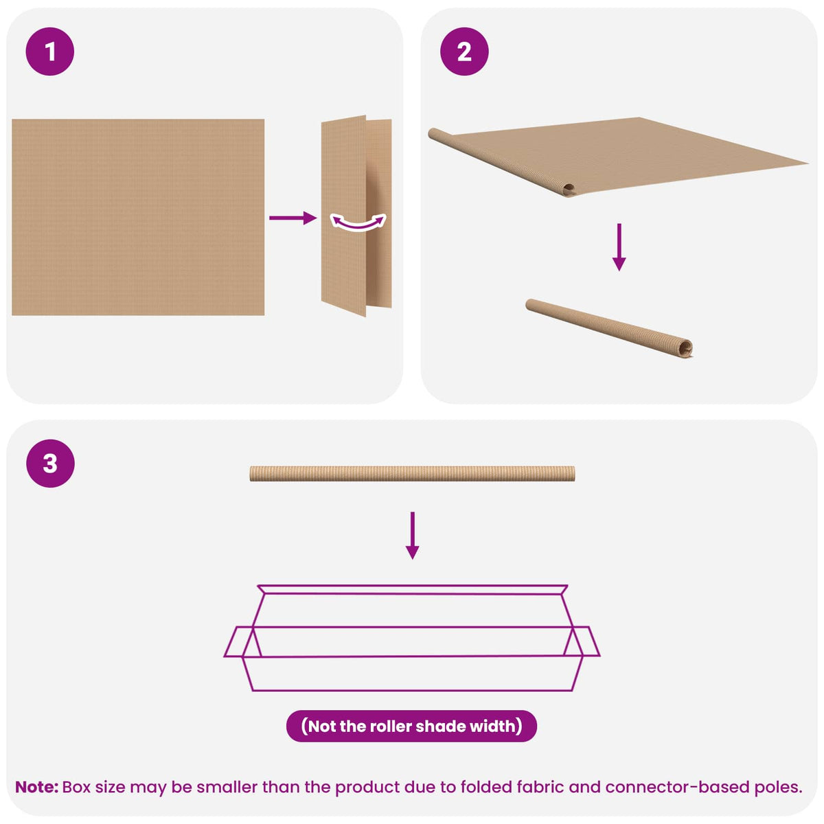 Außenrollo 125 (B)x140 (H) cm Beige