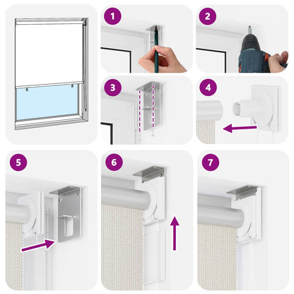 Außenrollo 225 (B)x140 (H) cm Cremeweiß