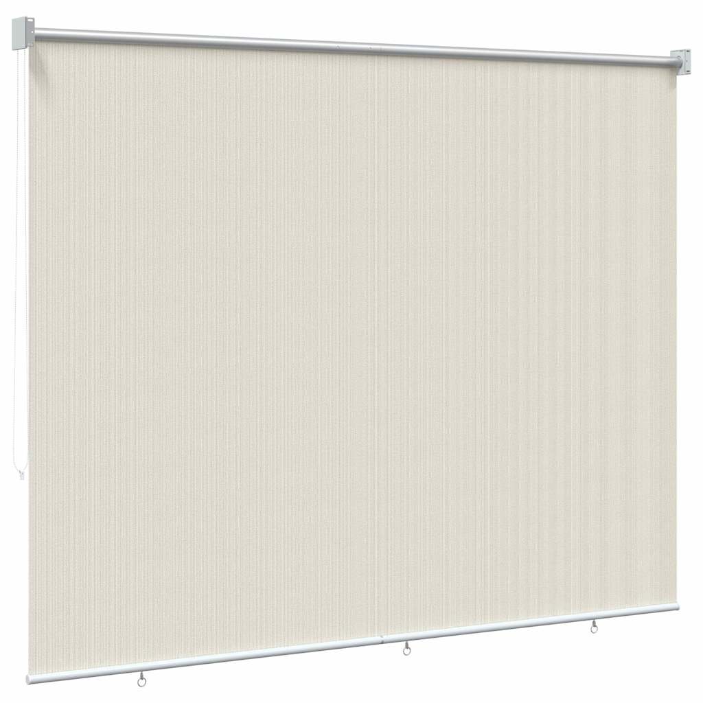 Außenrollo 145 (B)x230 (H) cm Cremeweiß