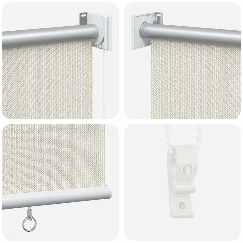 Außenrollo 185 (B)x230 (H) cm Cremeweiß