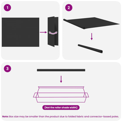Außenrollo 185 (B)x140 (H) cm Anthrazit