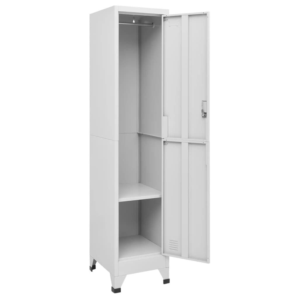 Locker cabinet 38x45x180 cm steel