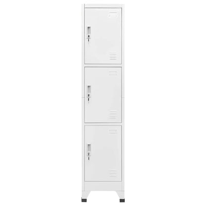 Schließfachschrank mit 3 Fächern 38x45x180 cm