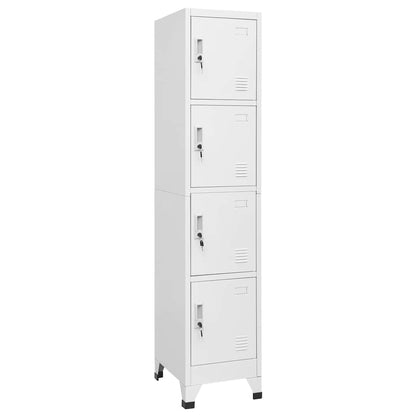 Schließfachschrank mit 4 Fächern 38x45x180 cm
