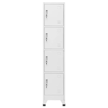 Schließfachschrank mit 4 Fächern 38x45x180 cm