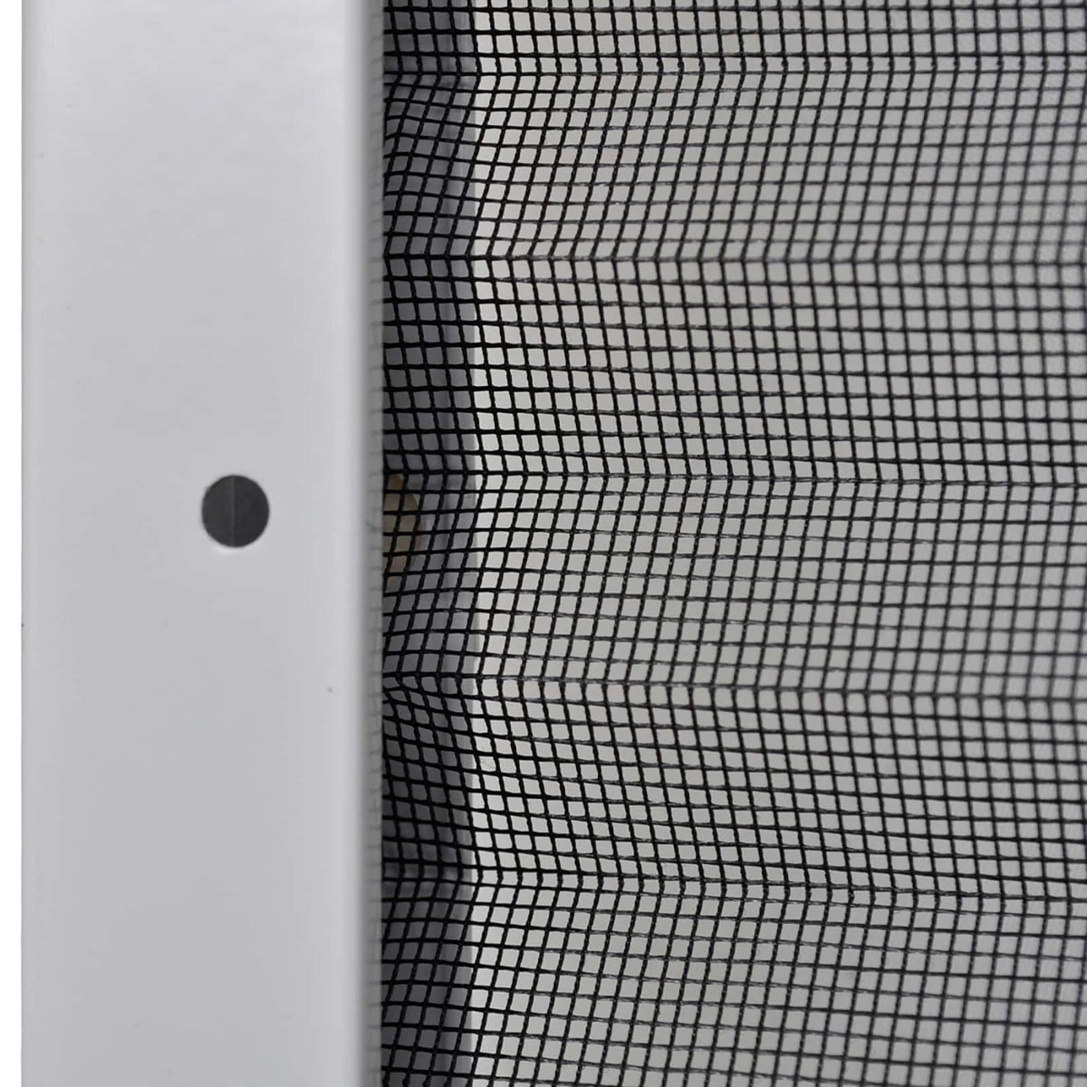 Insektenschutz-Plissee für Fenster Aluminium 80 x 120 cm
