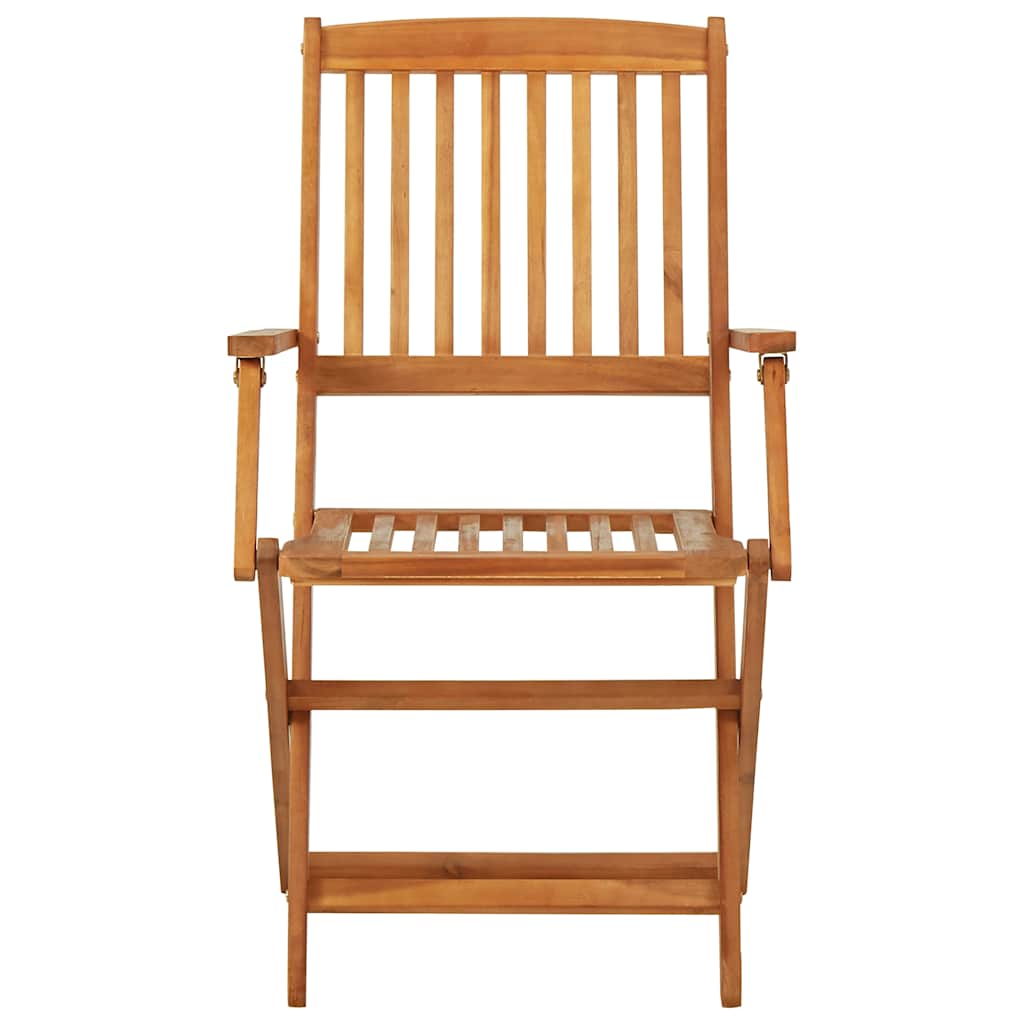 3-tlg. Bistro-Set Klappbar Massivholz Akazie