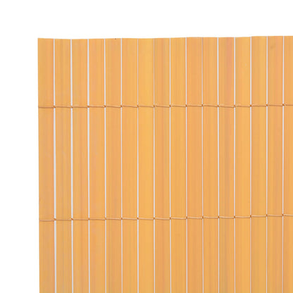 Gartenzaun Doppelseitig PVC 90×300 cm Gelb
