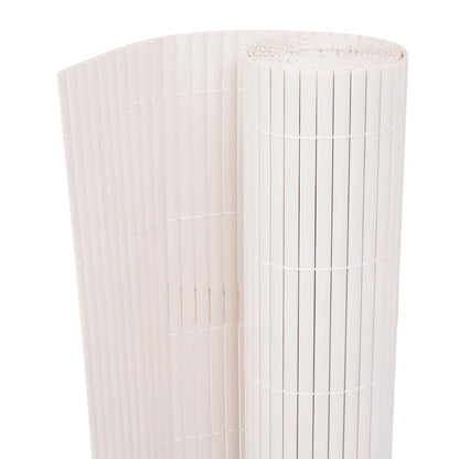 Gartenzaun Weiß 150 x 300 cm PVC