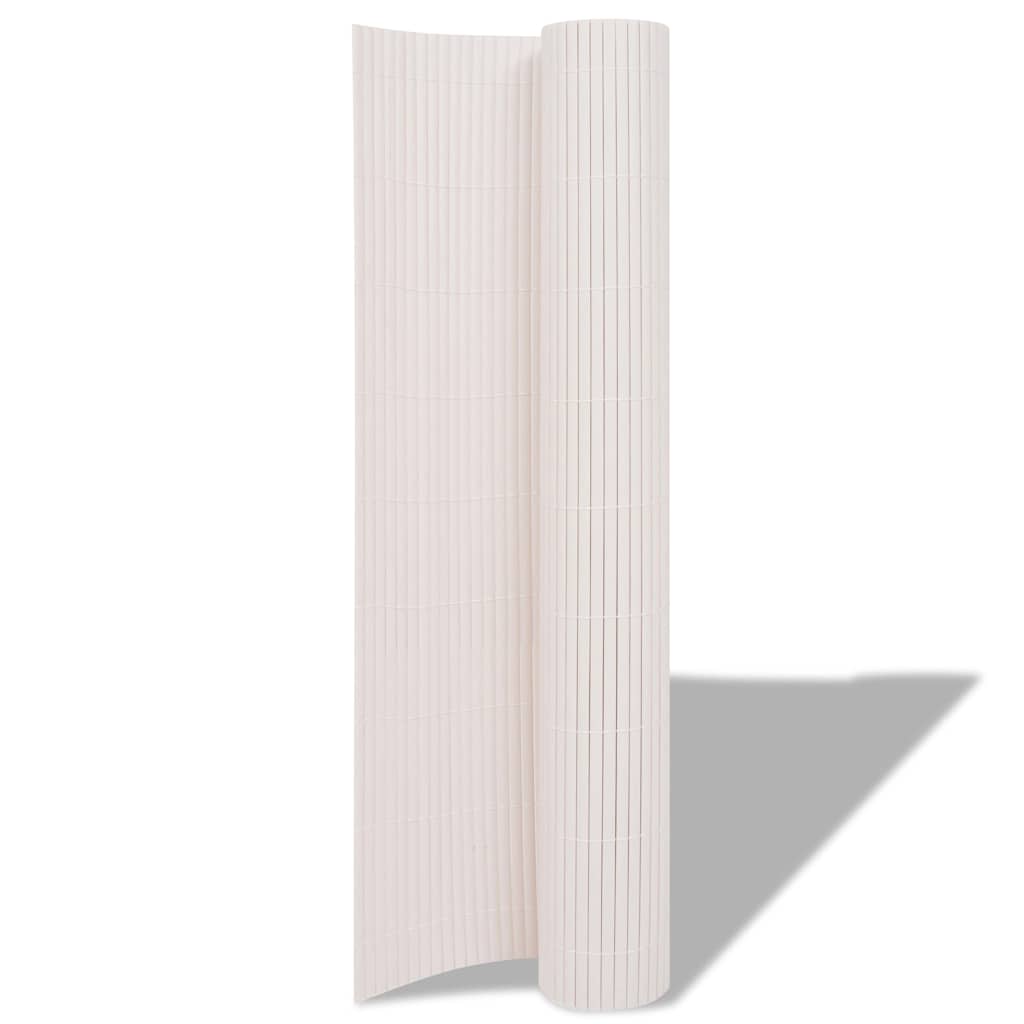 Gartenzaun Weiß 150 x 300 cm PVC