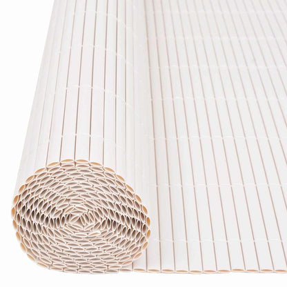 Gartenzaun Weiß 150 x 500 cm PVC