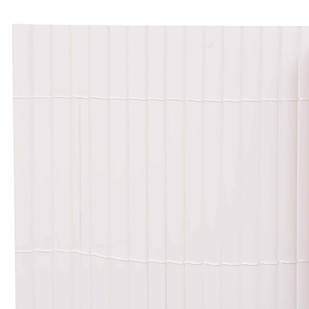 Gartenzaun Weiß 150 x 500 cm PVC