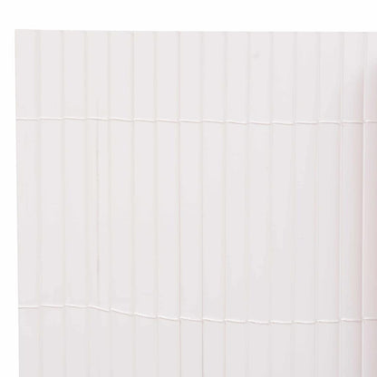 Gartenzaun Weiß 150 x 500 cm PVC