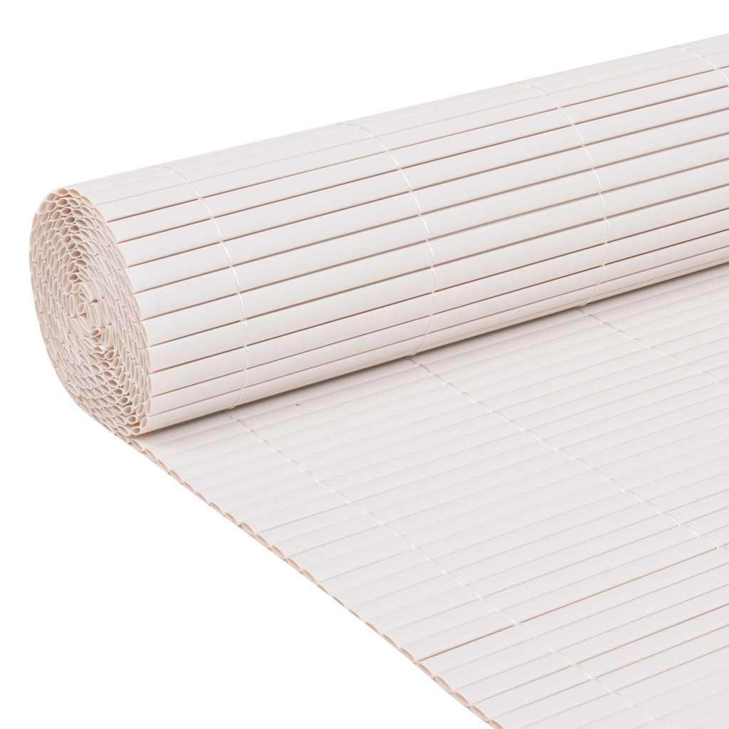 Gartenzaun Weiß 150 x 500 cm PVC