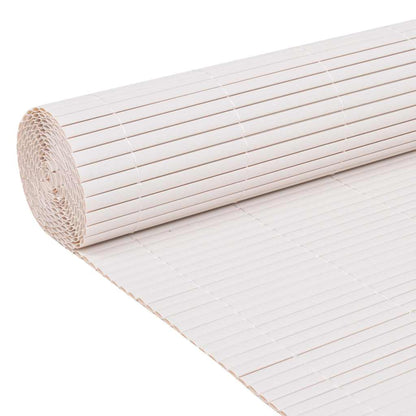 Gartenzaun Weiß 150 x 500 cm PVC