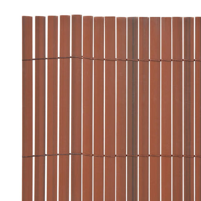 Gartenzaun Braun 150 x 500 cm PVC