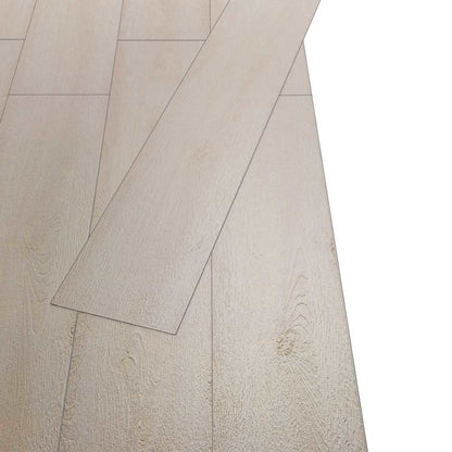 Bodenplanken Eiche klassisch weiß 5,26 m² 18 stk. PVC