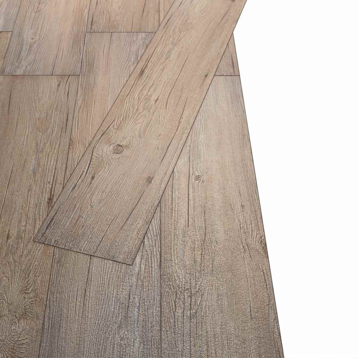 Bodenplanken Eichebraun 5,26 m² 18 stk. PVC