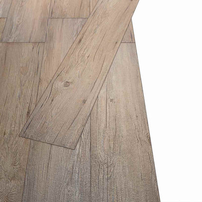 Bodenplanken Eichebraun 5,26 m² 18 stk. PVC
